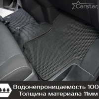 Коврики текстильные на Citroen SpaceTourer 7 мест, не Long (2016->)