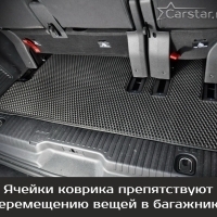 Коврики текстильные на Citroen SpaceTourer 7 мест, не Long (2016->)