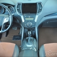 Коврики текстильные на Hyundai Santa Fe III 3 ряда (2012-2018)