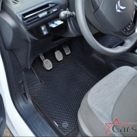 Двухслойные коврики EVA на Citroen C4 Picasso II Grand 3 ряда (2013-2018)