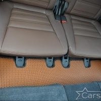 Двухслойные коврики EVA на Hyundai Santa Fe IV 3 ряда (2018-2020)