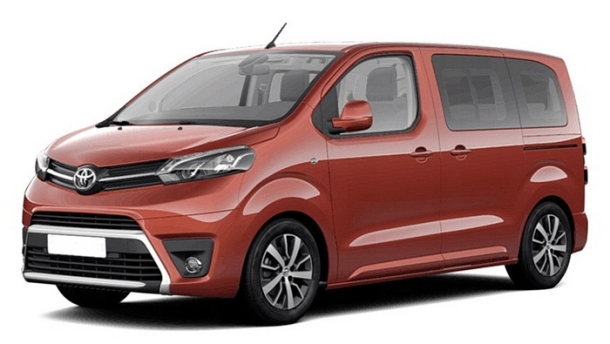 Двухслойные коврики EVA для Toyota ProAce II 7 мест (2016-2024)